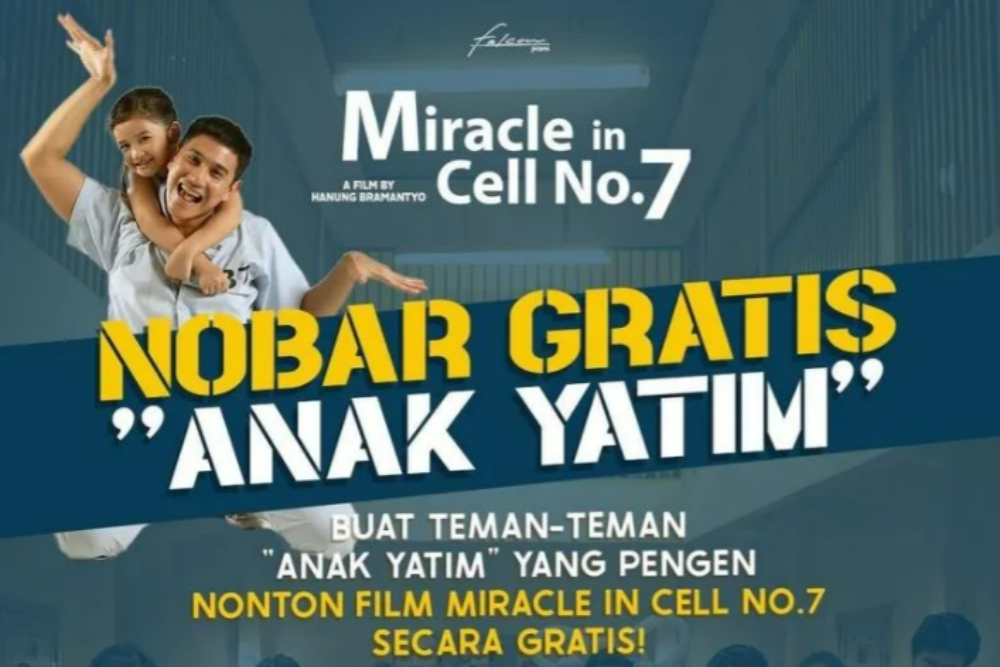 Hore! Ada Nobar Gratis Miracle In Cell No.7 Khusus anak Yatim