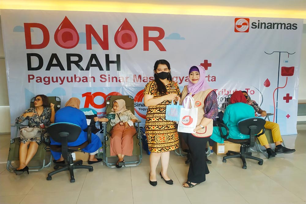 Paguyuban Sinar Mas Yogyakarta dan PMI Sleman Kembali Gelar “Donor Darah”.