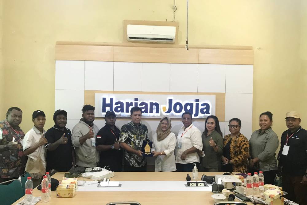 Jurnalis Papua & Kominfo Kunjungi Harian Jogja, Komitmen Sajikan Konten Berkualitas