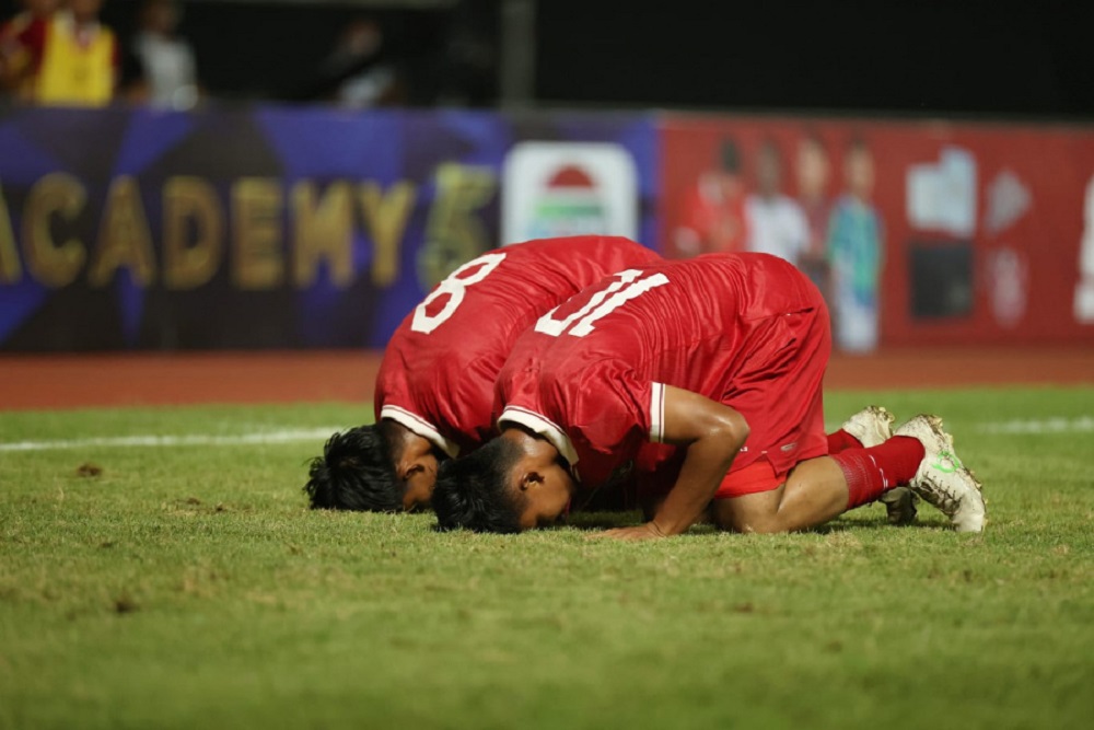 Kualifikasi Piala Asia U-17: Indonesia Bekuk Palestina 2-0