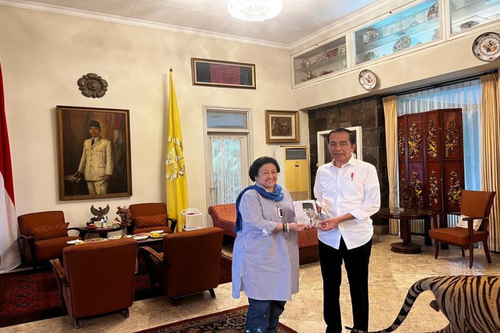 Pertemuan di Batu Tulis, Jokowi Bantah Isu Megawati Lobi Nama Capres 2024