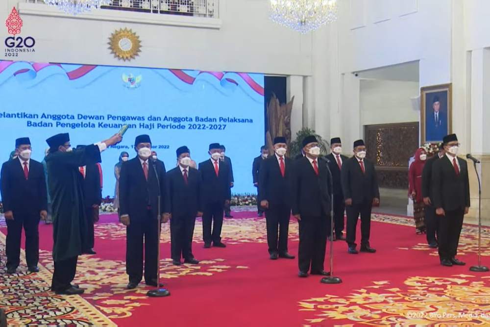 Resmi Dilantik Presiden Jokowi, Ini Nakhoda Baru Badan Pengelola Keuangan Haji