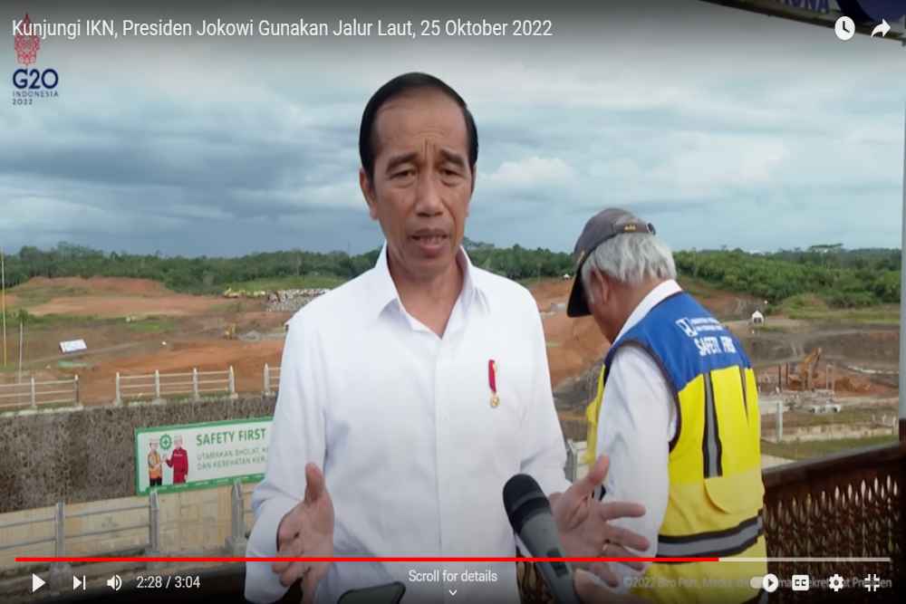 Viral! Bunyi Nyaring HP Menteri Basuki Saat Dampingi Jokowi di IKN