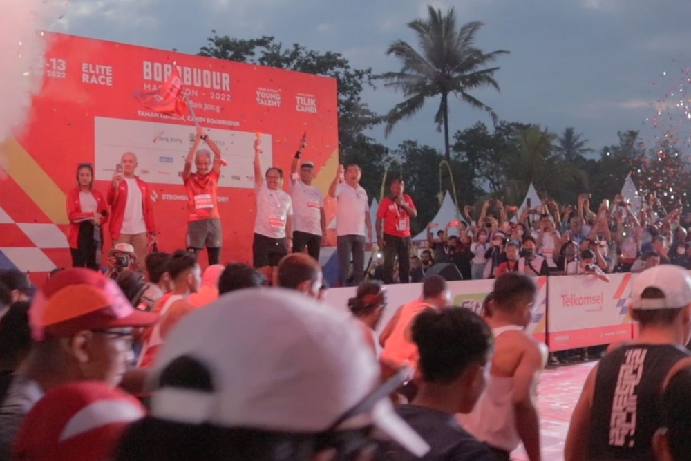 5.000 Pelari Borobudur Marathon 2022 Di-cover Asuransi Generali