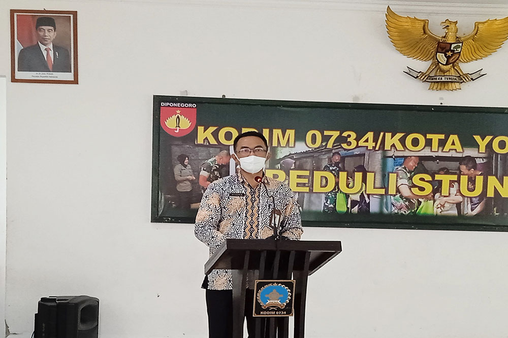 Prihatin dengan Masalah Stunting, Dandim 0734/Kota Yogyakarta bersama BKKBN DIY Laksanakan Kegiatan Peduli Stunting Tahun 2022
