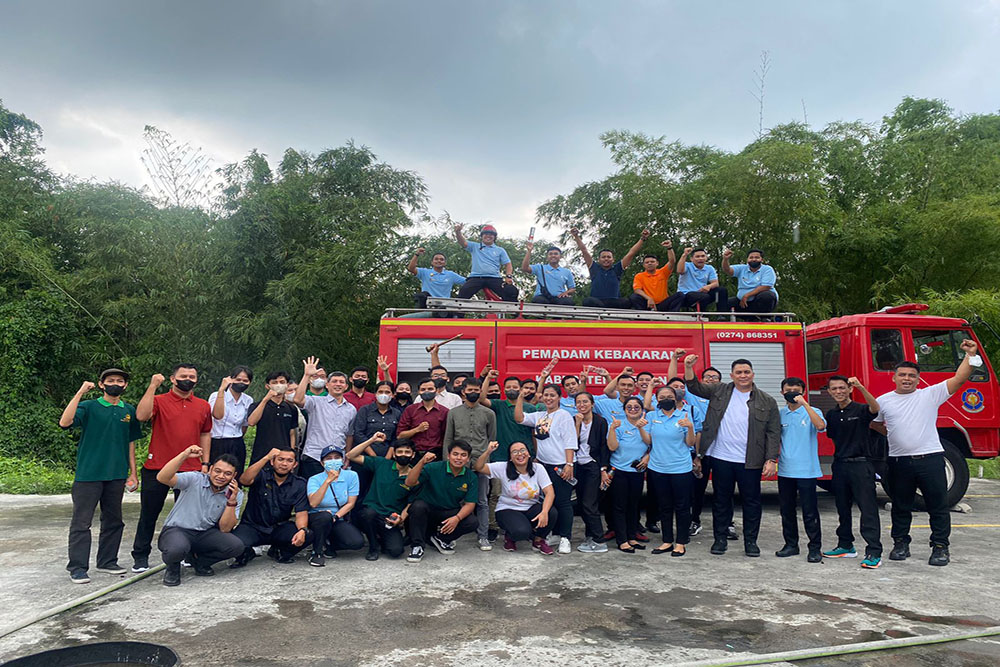 Peduli Dengan Keselamatan Tamu, Hestia Connecting Hotels Menggelar Pelatihan Pemadam Kebakaran Bagi Para Staff