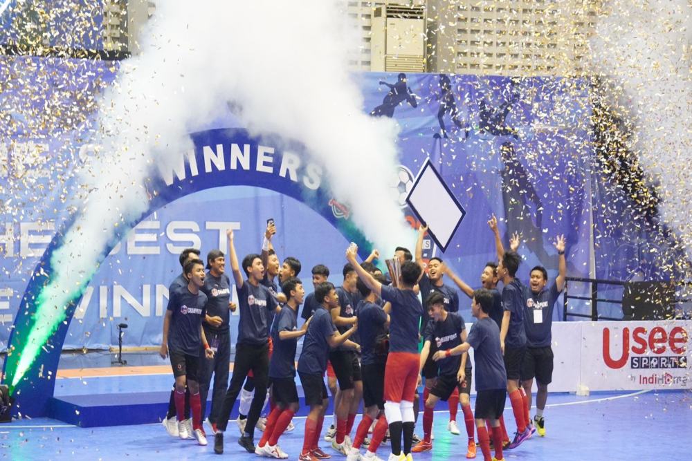 Pemenang Usee Sports Futsal Cup 2022 Terima Hadiah Total Ratusan Juta Rupiah
