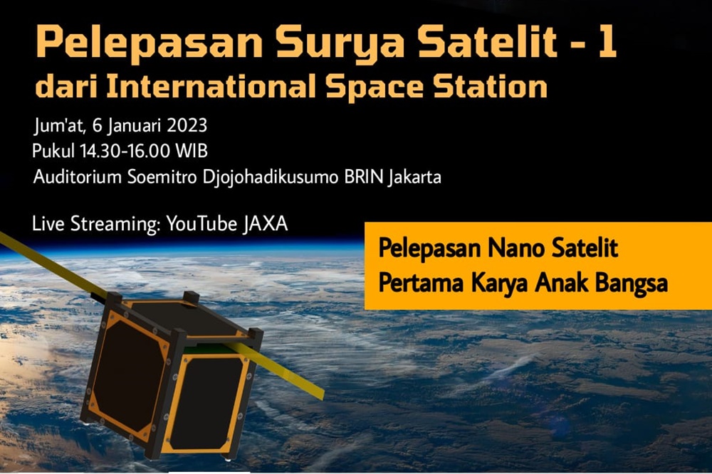 Buatan Lokal, Indonesia akan Luncurkan Surya Satellite-1 ke Orbit Bumi