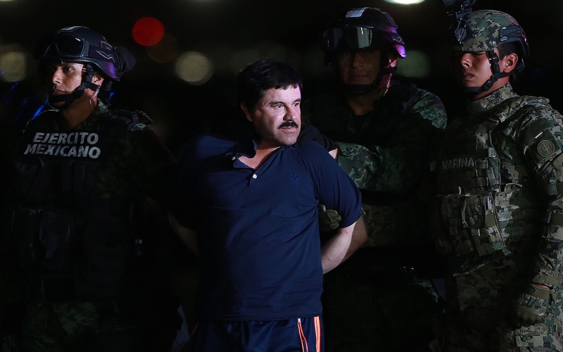 Meksiko Hujan Peluru! Putra Gembong Narkoba El Chapo Ditangkap