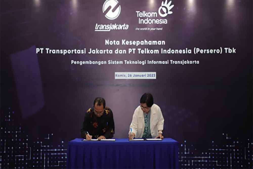 Telkom dan Transjakarta Kolaborasi Kembangkan Sistem Teknologi Informasi