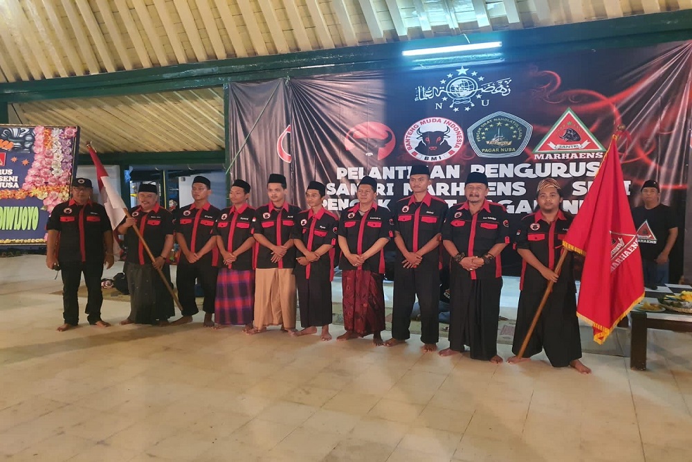 Komitmen Jaga NKRI, Pengurus Santri Marhaens PC Kota Jogja Dilantik