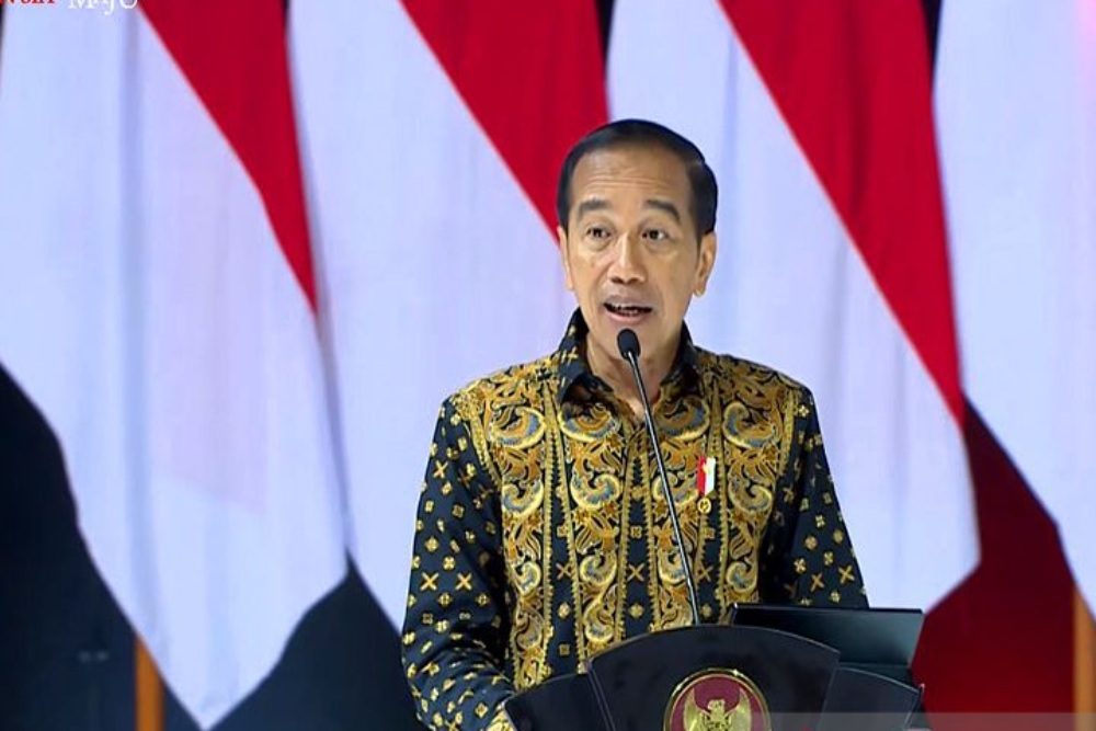 Jokowi Singgung Adani Group, Minta OJK Awasi Penggorengan Saham
