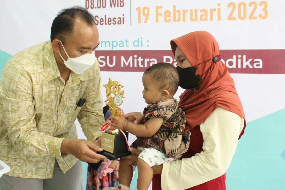 HUT RSU Mitra Paramedika, 50 Balita Berlomba Jadi Paling Sehat