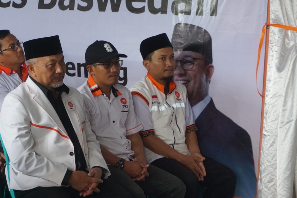 Posko Sukarelawan Anies Baswedan Dibuka di Lereng Merapi