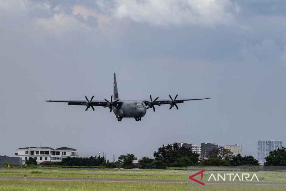 Penampakan Super Hercules C-130J Pertama Indonesia, Khas Alutsista AS