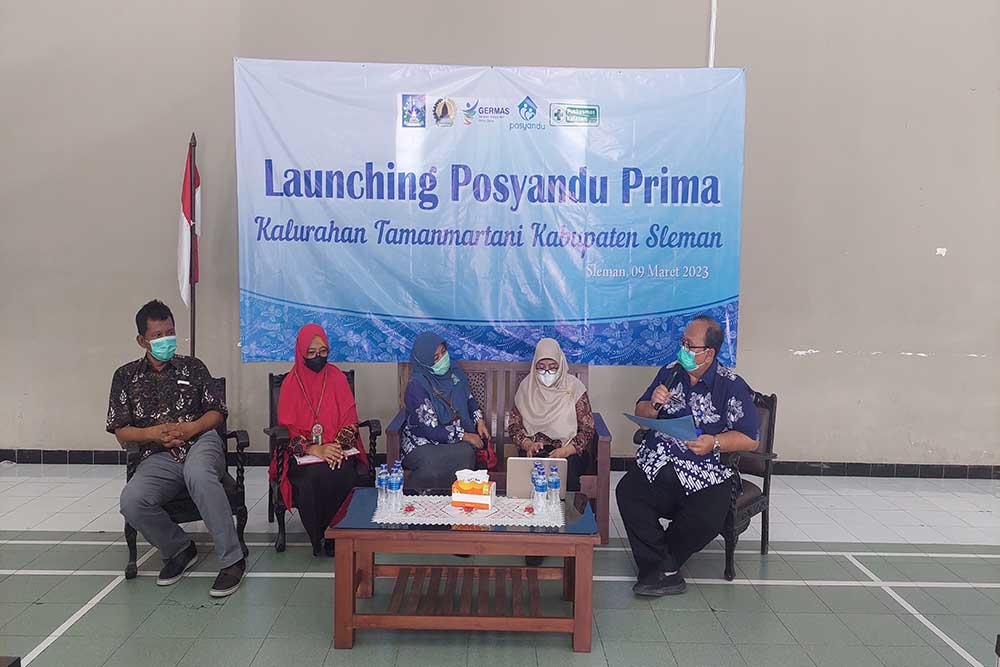 Dinkes Sleman Launching Posyandu Prima di Kalurahan Tamanmartani