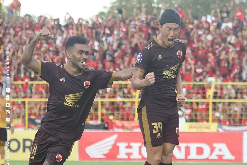 Kalahkan Bhayangkara FC, PSM Tinggal Selangkah Juarai Liga 1 Indonesia