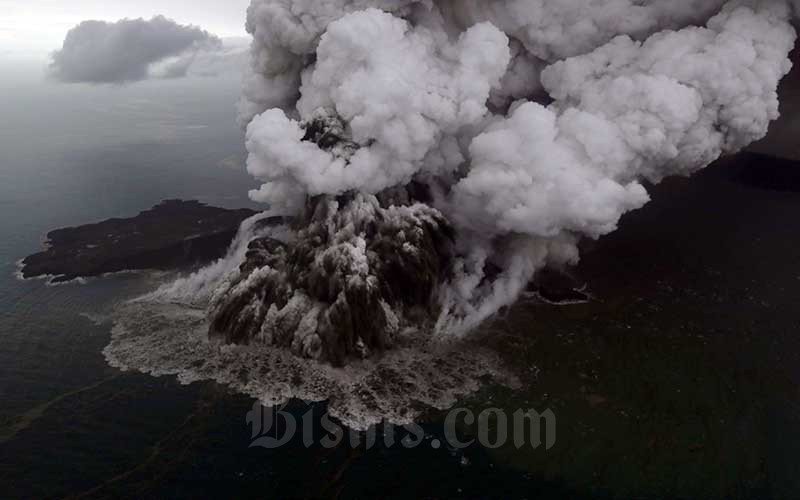 Erupsi Gunung Anak Krakatau, Terjadi 23 Kali Gempa