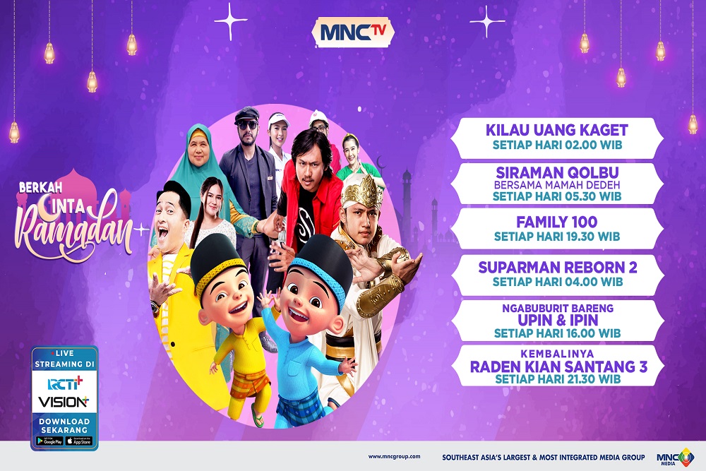 Menemani Pemirsa di Bulan Ramadan, MNCTV Hadirkan Sederet Program Terbaik di Berkah Cinta Ramadan