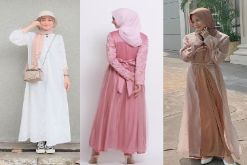 Ini 3 Inspirasi Gamis yang Tren di Ramadan 2023, Solusi Outfit Bukbermu