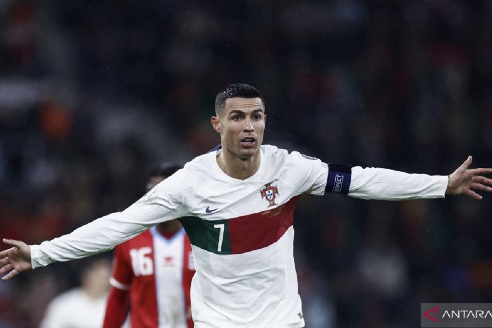 Cristiano Ronaldo Sumbang 2 Gol, Portugal Bantai Luksemburg 6-0