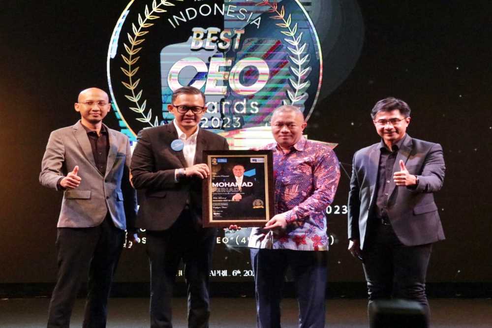 Mohamad Feriadi Soeprapto Terima Indonesia Best 50 CEO Awards 2023 ke Empat Kalinya