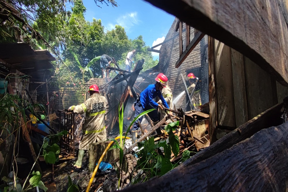 Dapur Rumah Warga Habis Terbakar di Imogiri Bantul