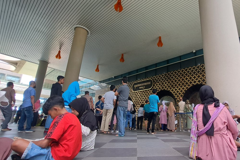 Situasi terminal kedatangan di Bandara Internasional Yogyakarta pada Selasa (18/4/2023). - Harian Jogja/Andreas Yuda Pramono