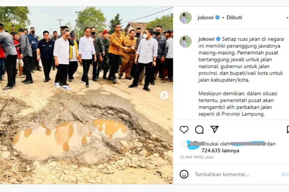 Parah! Gubernur Lampung Tak Tahu Nama Desa yang Dilalui Jokowi