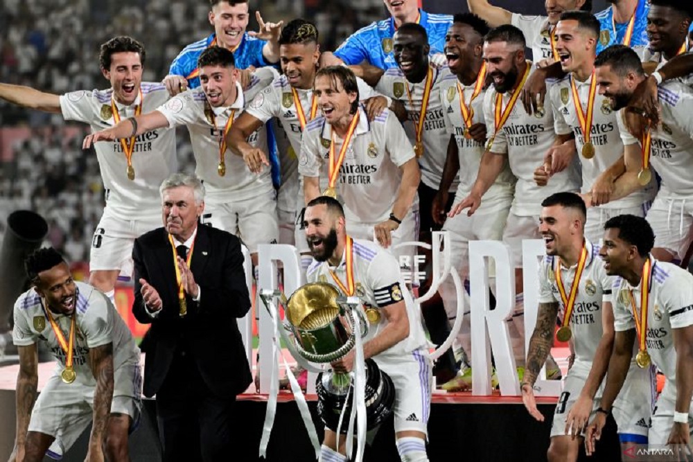 Real Madrid Juara Copa del Rey 2022/2023 Berkat 2 Gol Rodrygo