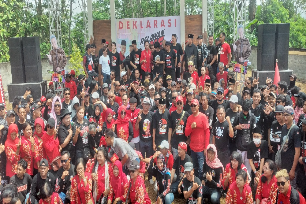 Relawan MEGA Dideklarasikan untuk Menangkan Ganjar Pranowo