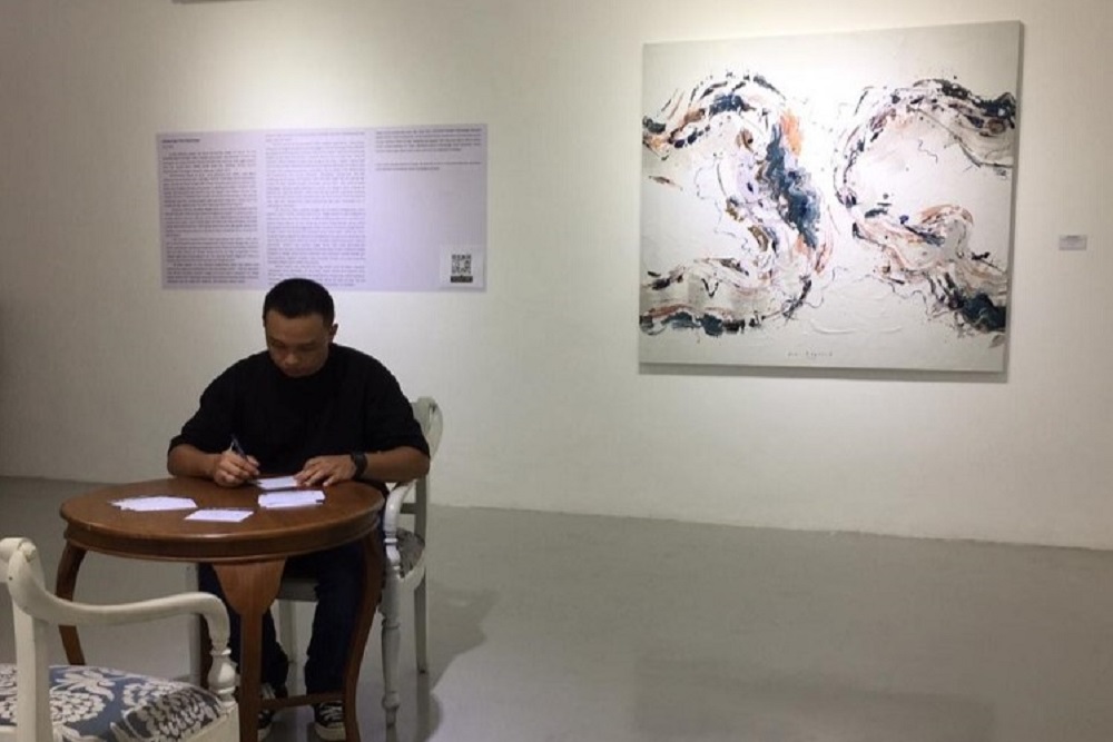 Ketenangan Jiwa dalam Pameran Tunggal Perdana John Raymond