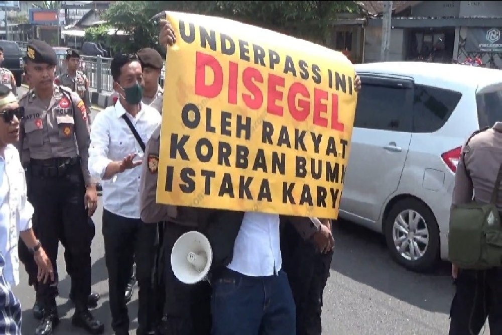 Korban Istaka Karya 'Segel' Underpass Kentungan, Mana Bayaran Kami?