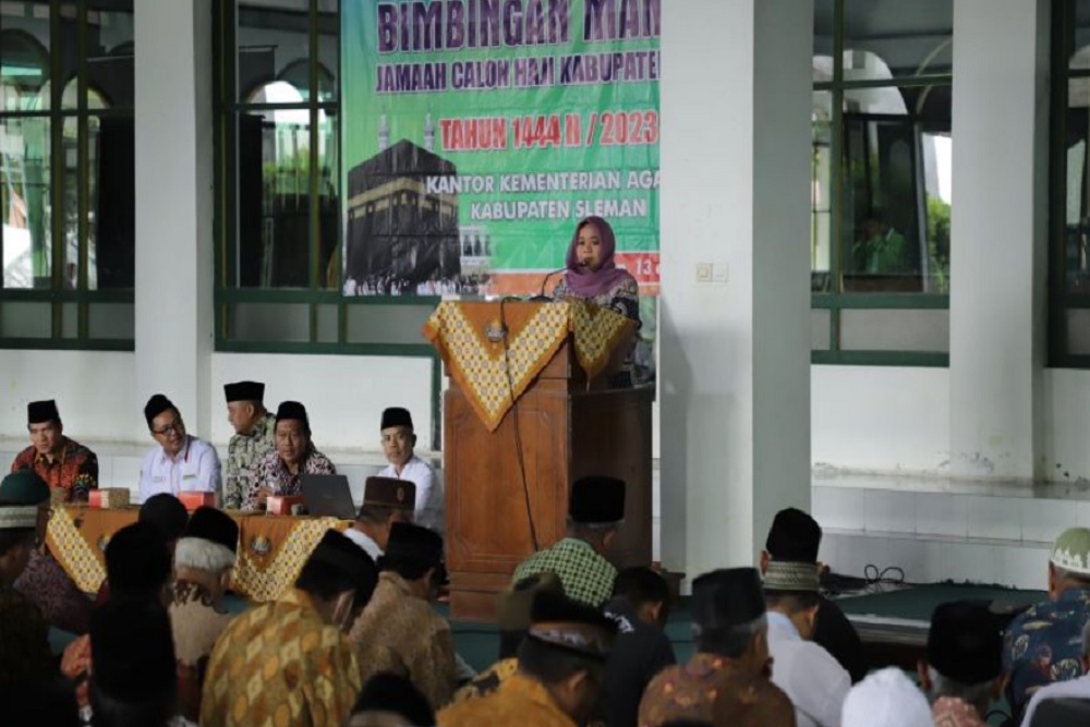 Ribuan Jemaah Calon Haji di Sleman Ikut Manasik