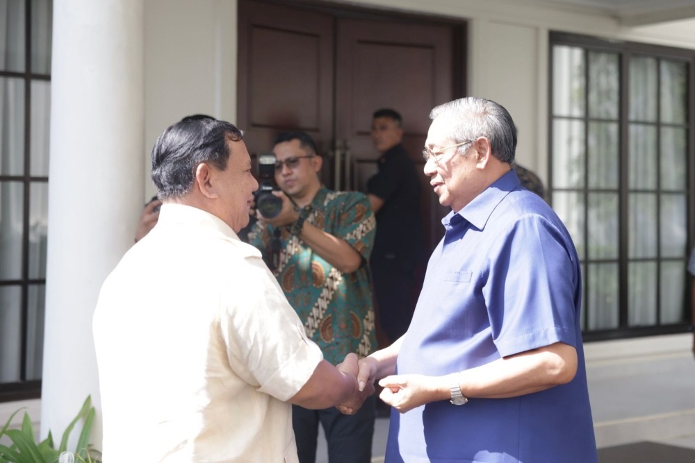 Prabowo Subianto Bertemu SBY di Pacitan