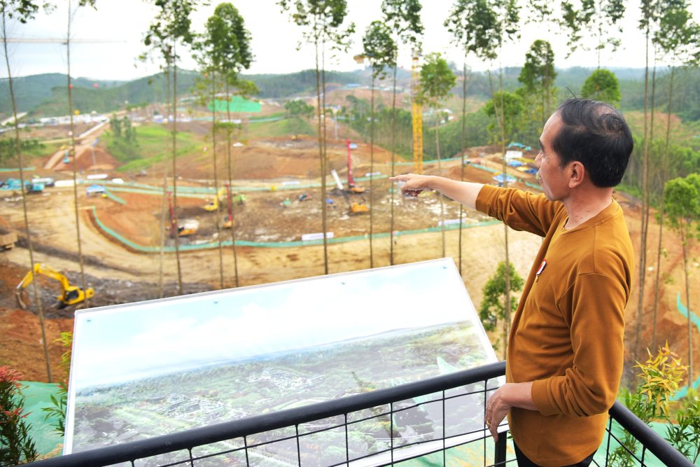Jokowi Bakal Tinjau Perkembangan Pembangunan IKN