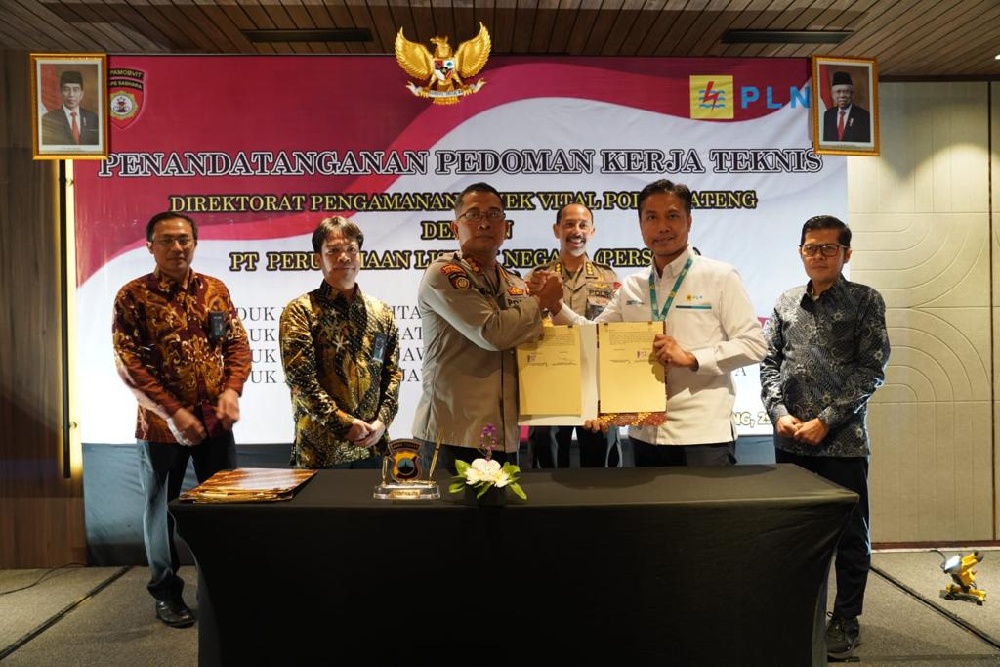 Perkuat Sinergi Pengamanan Instalasi dan Aset Ketenagalistrikan, PLN-Polda Jawa Tengah Melakukan PKT