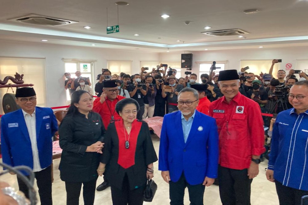 Ganjar Ikut Hadir dalam Pertemuan Megawati dan Zulkifli Hasan
