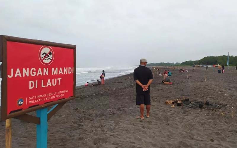 Libur Panjang Tak Banyak Pengaruhi Kunjungan Wisatawan di Pantai Glagah Kulonprogo