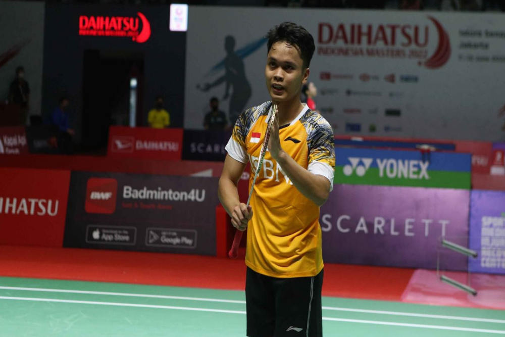 Jadwal Siaran Langsung Final Singapore Open, Ginting vs Antonsen