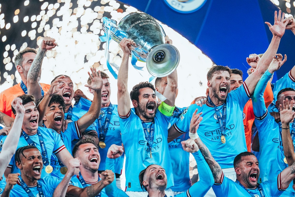 Viral Juara Liga Champions, Pemain Manchester City Ucapkan Alhamdulillah
