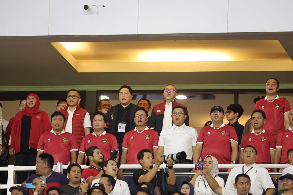 Indonesia vs Palestina 0-0, Erick Thohir Tetap Puas