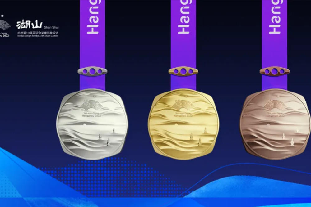 Begini Bentuk Medali Asian Games ke-19 Hangzhou, Ada Unsur Desain Giok