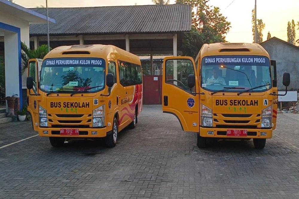 Trayek Bus Sekolah Di Kulonprogo Diperluas, Begini Reaksi Disdikpora