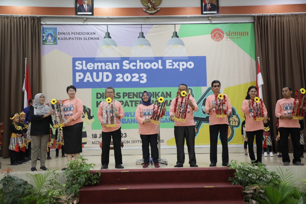 Kenalkan Potensi Siswa, Sleman School Expo PAUD 2023 Resmi Dibuka