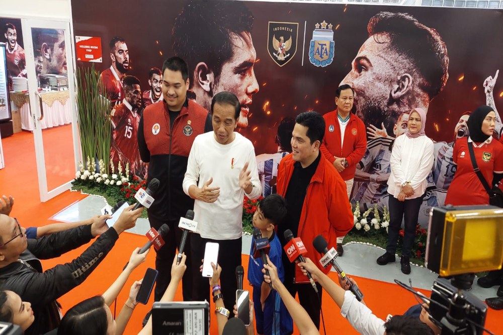 Timnas Indonesia Kalah Atas Argentina 0-2, Begini Respons Jokowi