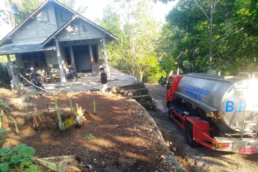 Kemarau Kian Menjadi, Permintaan Dropping Air di Kulonprogo Terus Bertambah