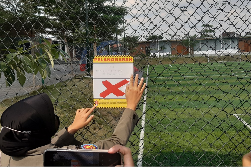 Tak Kantongi Izin Penggunaan Tanah Kas Desa, Maguwoharjo Football Park Ditutup