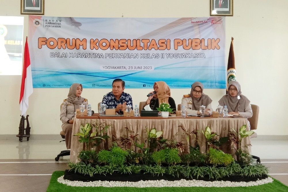 Balai Karantina Pertanian Kelas II Yogyakarta Gelar Forum Konsultasi Publik