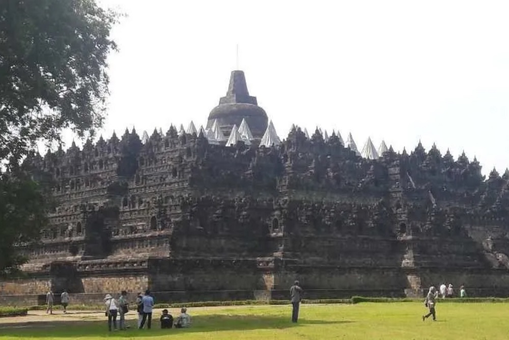 Libur Sekolah, Pengunjung Candi Borobudur Capai 10.000 Pengunjung